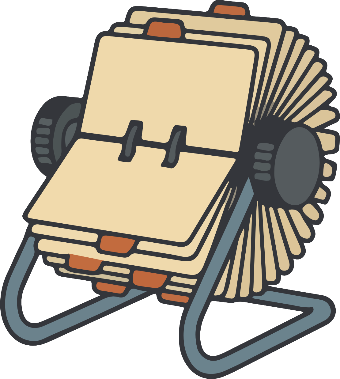 Rolodex subject index