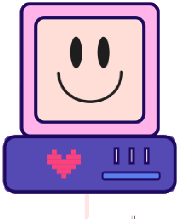 A smiling little computer